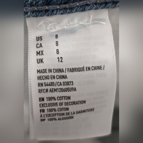 American Eagle Distressed Denim Shorts - Picture 3 of 3